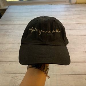 Stitched Alpha Gamma Delta Baseball Cap